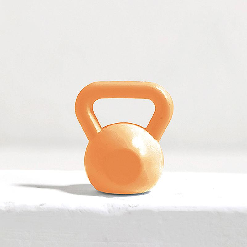 

1 шт. Кукольный домик Миниатюрная штанга гантели Миниатюрная игрушечная модель Фитнес Мини гантели Веса Подъемное оборудование Аксессуары M оранжевый