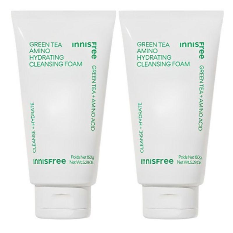 

Innisfree Green Tea Amino Hydrating Cleansing Foam 150ml × 2Pack