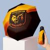 Wolverhampton Wanderers Football Pattern Printed Mini 5 Folds 8 Ribs Compact Umbrella Windproof Waterproof Lightweight Portable Folding