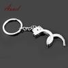 Durable Metal Handcuffs Key Chain Car Key Chain Men'S And Women'S Handbag Pendant Gifts