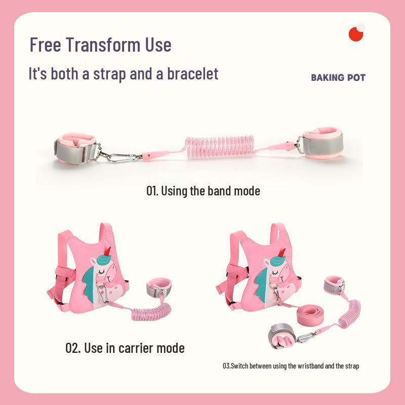 Child Safety Backpack with Leash and Anti-Lost Rope