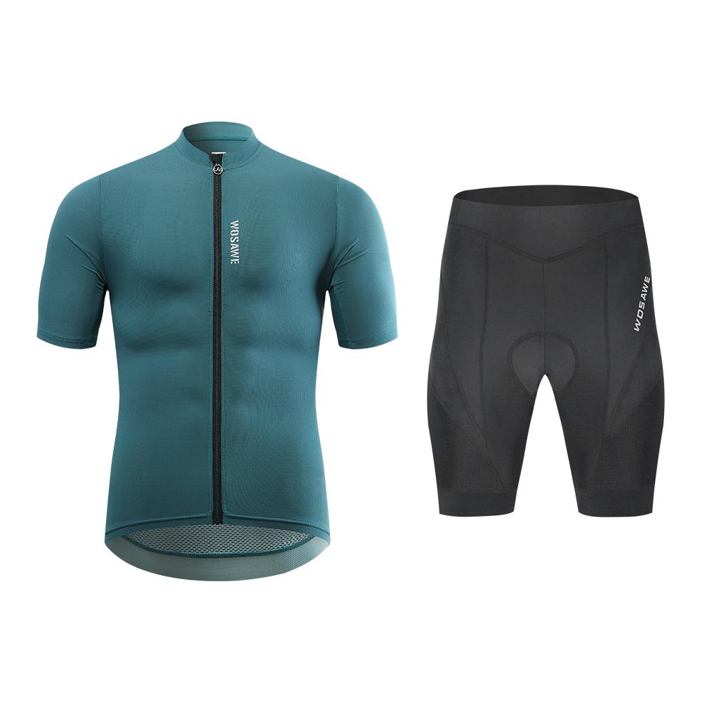 

Комплекты для велоспорта WOSAWE Мужская спортивная одежда для горного велосипеда с короткими рукавами из джерси M