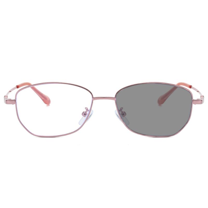 2026 New Womens Ultra Light Metal Frame Photochromic Presbyopia Glasses Fashion High Definition Comfort Reading Eyewear