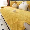 Crystal Fleece Sofa Cushion  Autumn And Winter New Plush Seat Cushion Cover Thickened Warm Sofa Cover Cross-Border