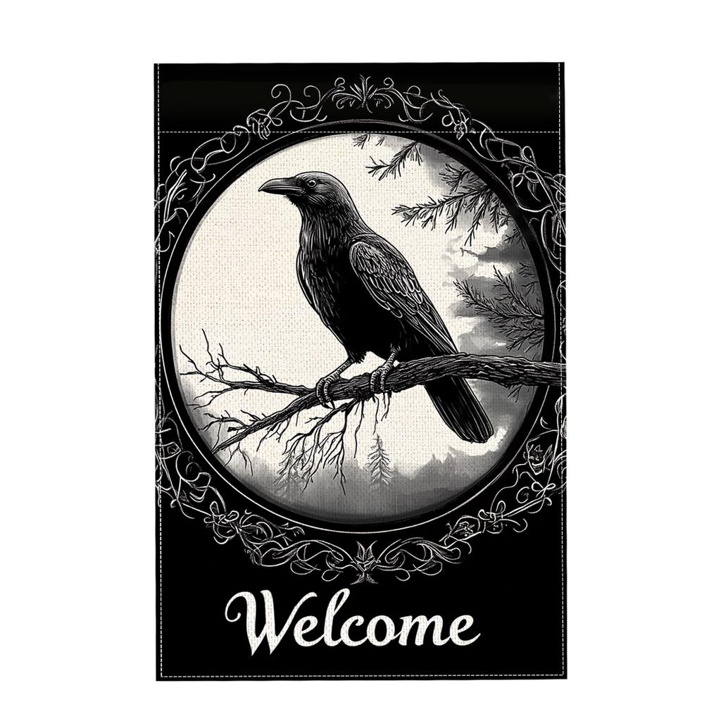 Halloween Ghost Hanging Flags Garden Flag Garden Flag 45x30cm Double Sided Yard Party Decoration (excluding Flagpole)