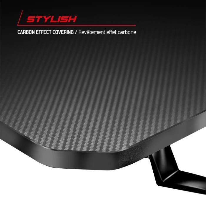 Bureau d'Angle Gaming - Spirit Of Gamer - 160 cm - Rétroéclairé - Support Casque - Porte Gobelet