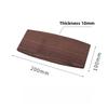 1PC Black Walnut Coffee Utensils Tray Wooden Afternoon Tea Dessert Tray Solid Wood Tea Set Household Natural Materials