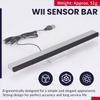 AS62 Spielzubehör für Wii Sensorleiste Kabelgebundene Empfänger IR-Signalstrahl USB-Stecker Ersatz-Sensorleisten-Empfänger für WII/WIIU