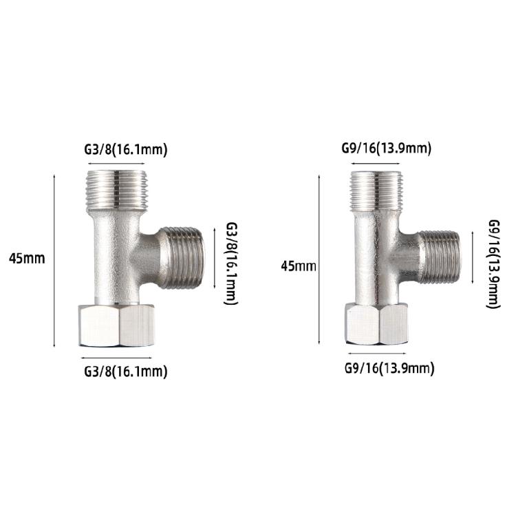 T-Stück Dreiwege Stahlrohrverbinder 3-Wege T-Adapter für Sanitär-, HLK-, Industrielle Fluidsysteme für Rohrleitungsprojekte