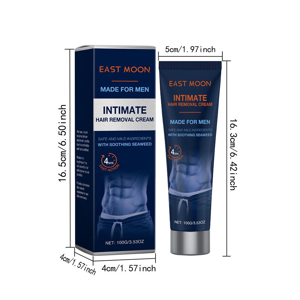 Men's Hair Removal Cream Nourishing Painless Non Irritating Growth Inhibitor Smooth Portable Body Hair Removal Lotion Skin Care