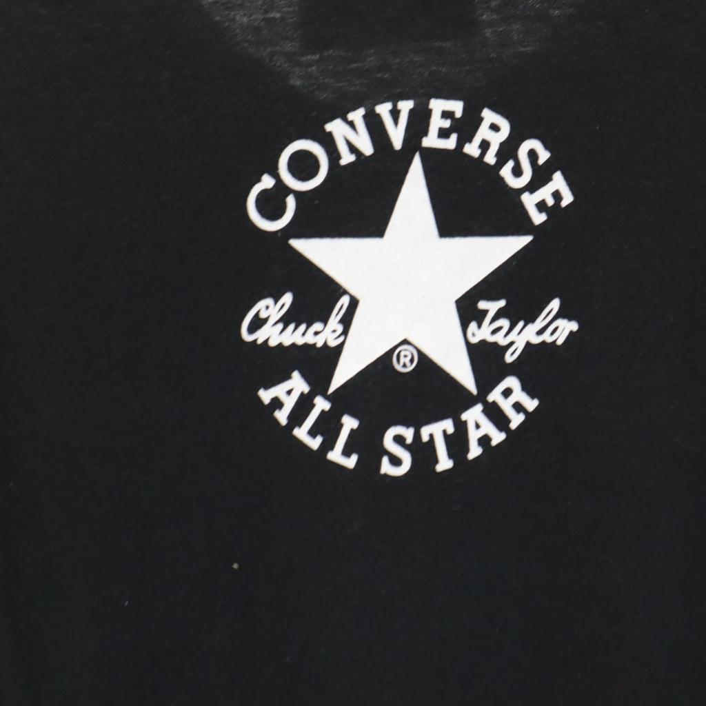 CONVERSE Short sleeve T-shirt black Women Used