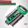 Drive Socket Set 1/4"-3/8"-1/2",CR-V Metric and Imperial Sockets with Quick-Release Ratchet Wrench,pro model 72 teeth, Sockets