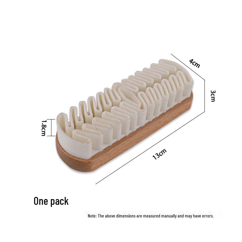 Beech Wood Horsehair Shoe Brush for Leather and Suede - Available in Large and Small Sizes