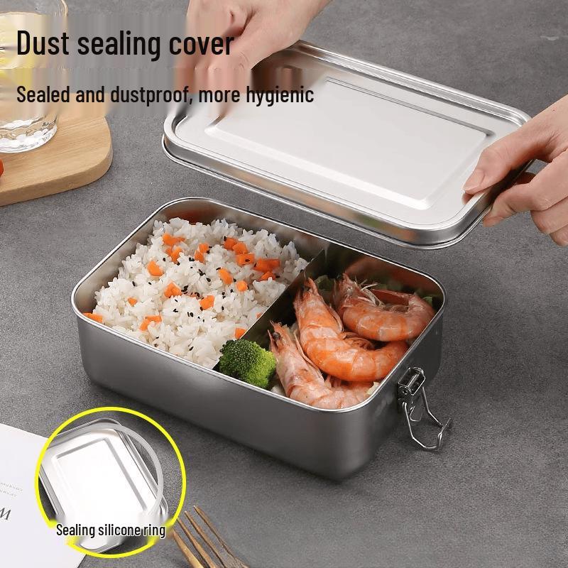 Ru Han 304 Stainless Steel Divided Bento Box
