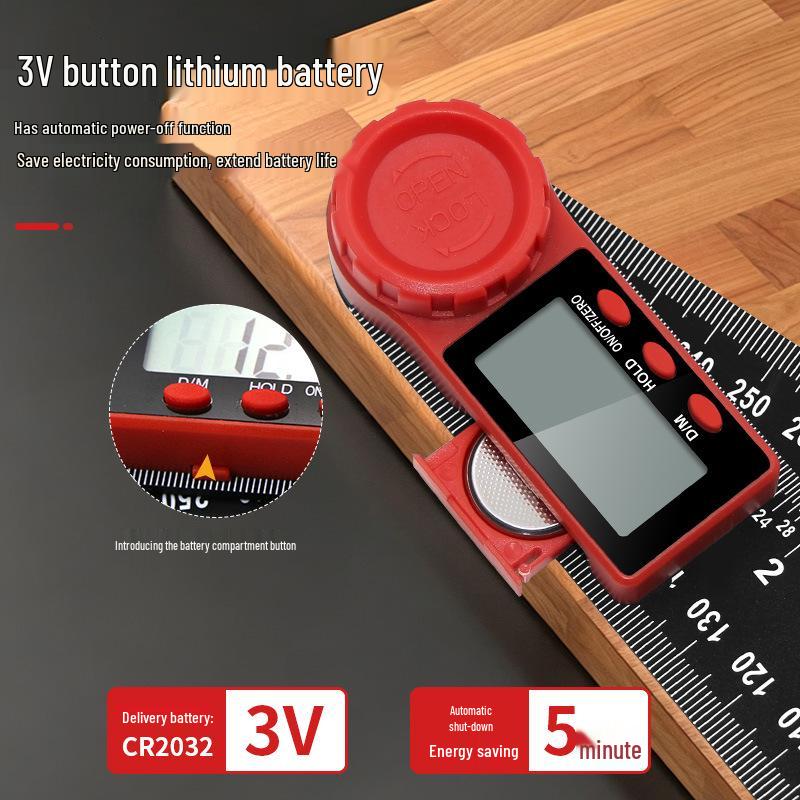 Digital Protractor & Vernier Caliper Combo: New Angle Ruler and Caliper