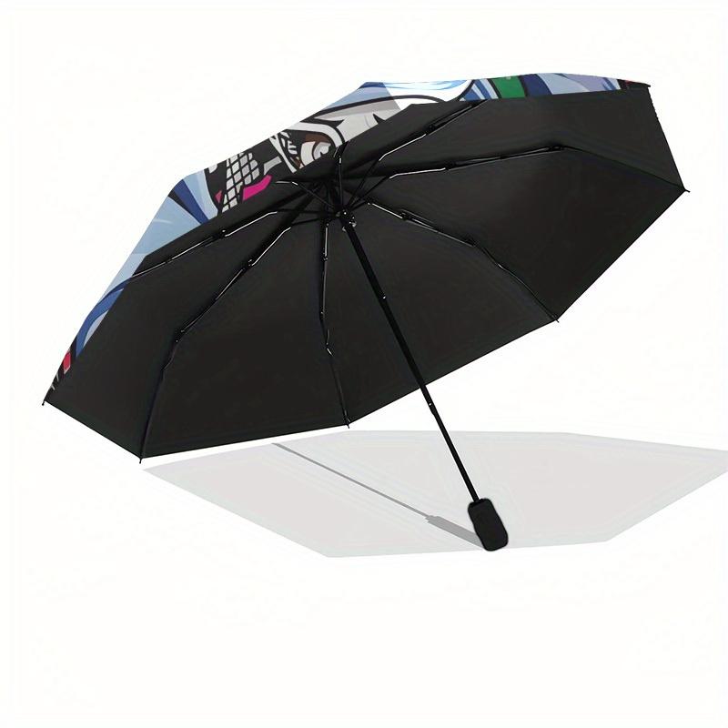 1pc Monster High Themed High-quality Umbrella,Automatic Opening and Closing Umbrella,Multi-functional Umbrella G0811102