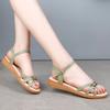 Sommar kilklacksandaler Platta Kvinnliga Studentskor Bekväm mjuk sula Halkfri All-match Arbetar gravid mamma Skor