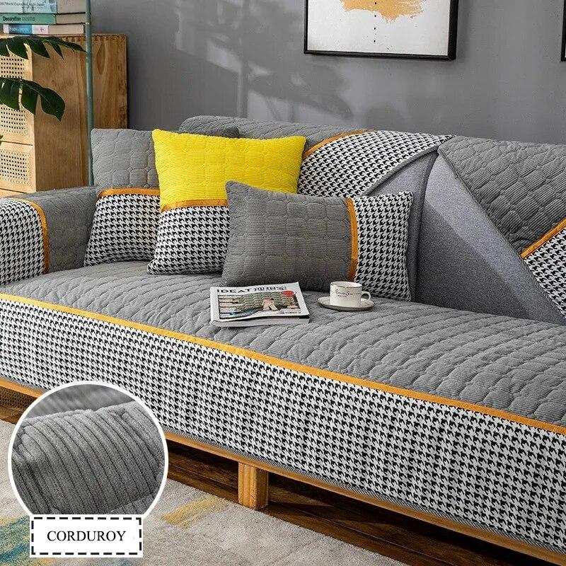 

Подушки для дивана Высококачественная тканевая подушка для гостиной Чехол для дивана в форме буквы L Чехлы для диванов 70x70cm 1 Pc