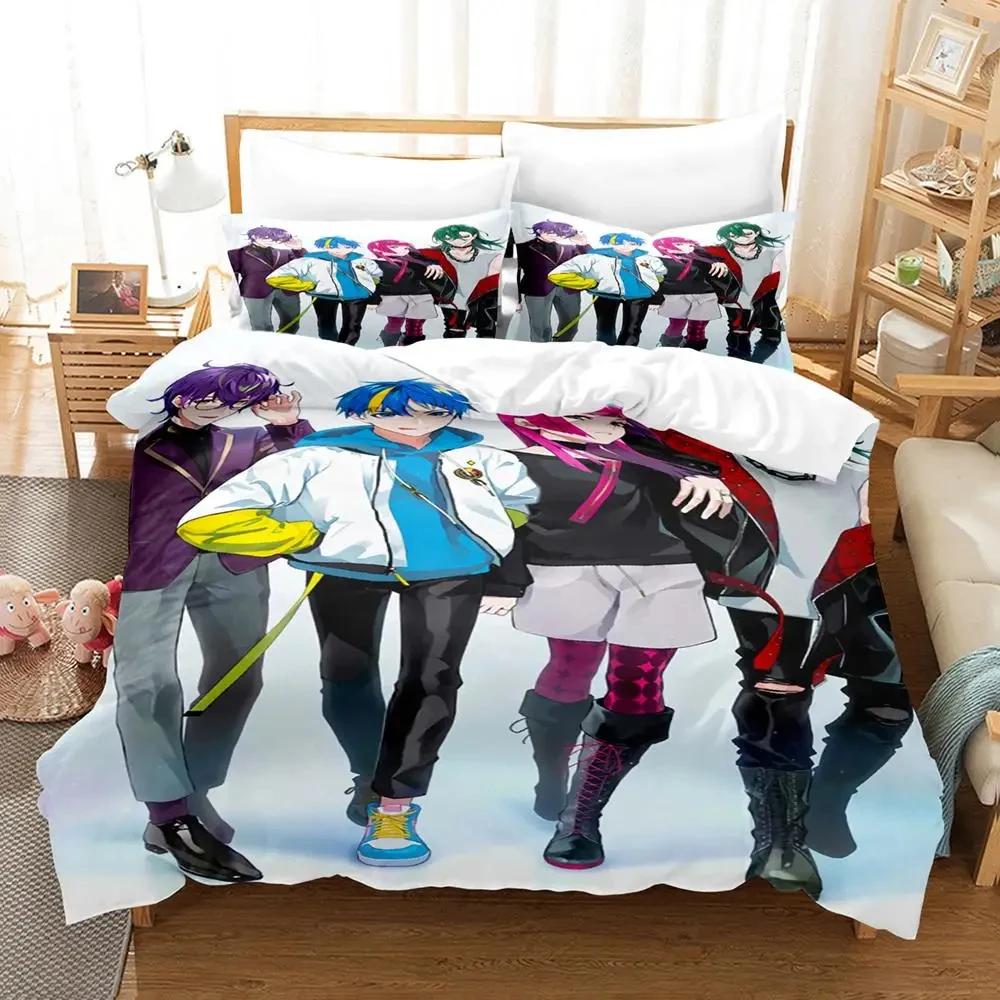 Anime Technoroid Overmin Bedding Set Duvet Cover Bed Set Quilt Cover Pillowcase Comforter King Queen Size Boys Adult Bedding Set