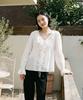 Metapeo Met Blossom Ruffle Blouse White