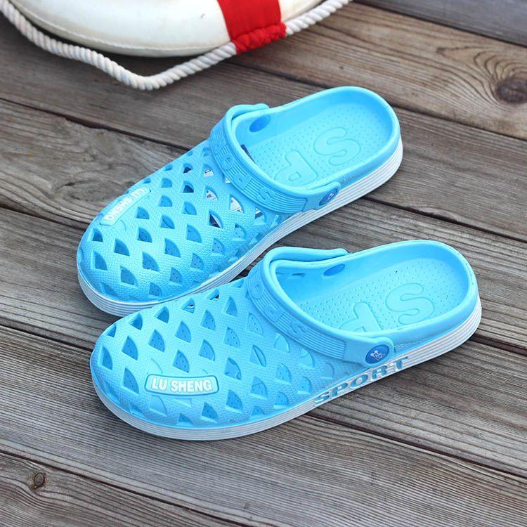 EVA Slides Scarpe da grotta da donna estive da uomo Scarpe da spiaggia Sandali da coppia con fondo morbido antiscivolo Pantofole da coppia esterne casual