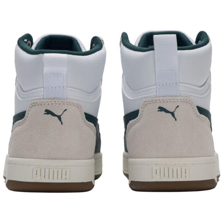 Puma Caven 2.0 Mid Retro Fashion Versatile Low-Top Sneakers Unisex Sneakers White Beige Green 402242-03