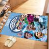 Manchester City Customize Text Area Rug Suitable for Dining Room Game Room Hallway Outdoor Antislip Carpet Anime Office Decor