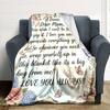 Mother'S Day Love Comforts Always Forever Themed Blanket Personalized Name Soft Warm And Versatile For Sofa Bed Office And Travel Machine Washable
