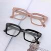 Fashion Square Reading Glasses for Men Women Large Frame Presbyopia Eyeglasses High-definition Eyewear Diopter +1.0~+4.0