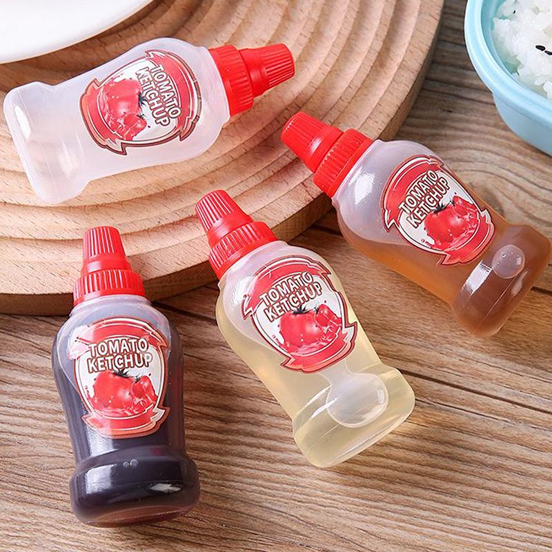 Mini 40Ml Portable Small Sauce Container Tomato Gravy Boat Salad Dressing Oil Spray Bottle Ketchup Honey Mustard
