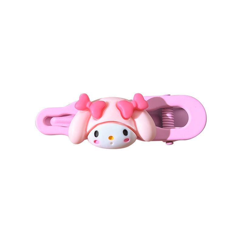 Sweet Cartoon Sanrio Heart Hair Clips - Super Cute & Versatile Hairpins for Baby and Girl's Bangs