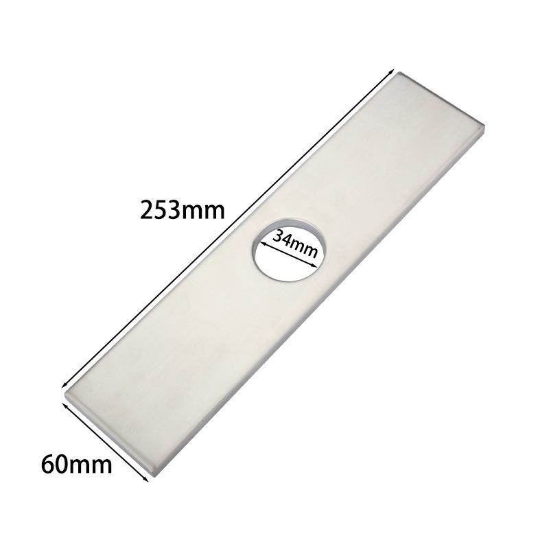 New Bathroom Faucet Accessories Hole Cover Deck Plate 6/10 Inch Bathroom Sink Unused Mounting Escutcheon 304