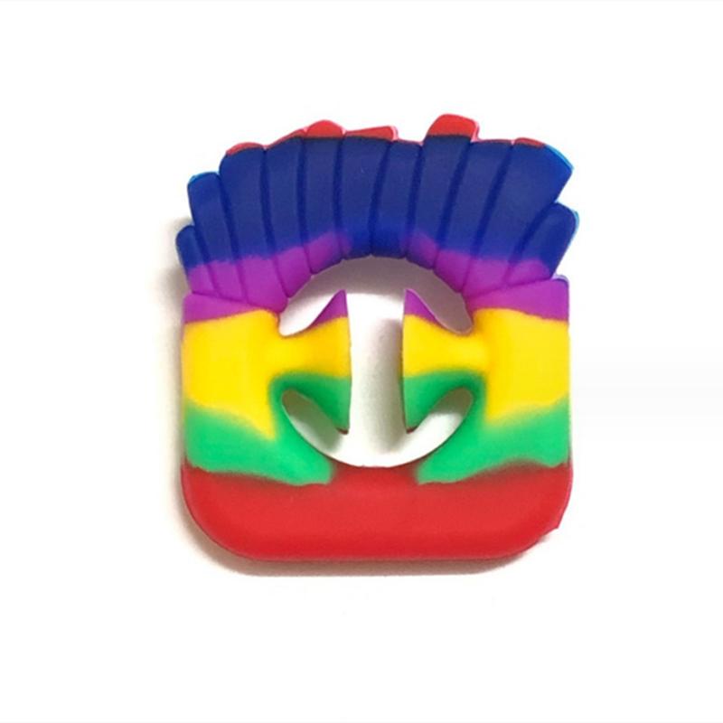 

Новая сенсорная игрушка Fidget, силиконовый захват, Pop It снимает тревогу у взрослых и аутизм у детей, декомпрессионная игрушка Snapperz