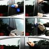 Car Door Window Pillar Posts Trim Carbon Fiber Black Stickers For BMW 5 Series E60 4DR 2003 2004 2005 2006 2007 2008 2009 2010