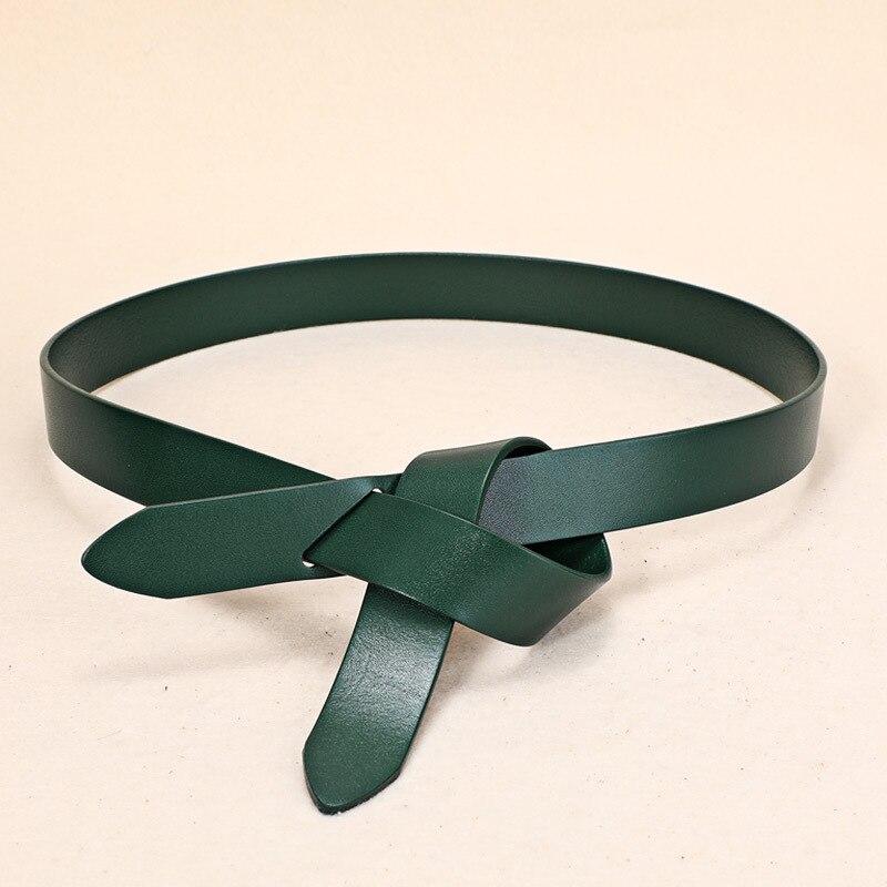 

Вінтажні жіночі поясні ремені Верхні платтяні ремені з натуральної шкіри з повним зерном для жінок. Найкращий відповідний модний ремінь LB2155 115CM армія зелений колір