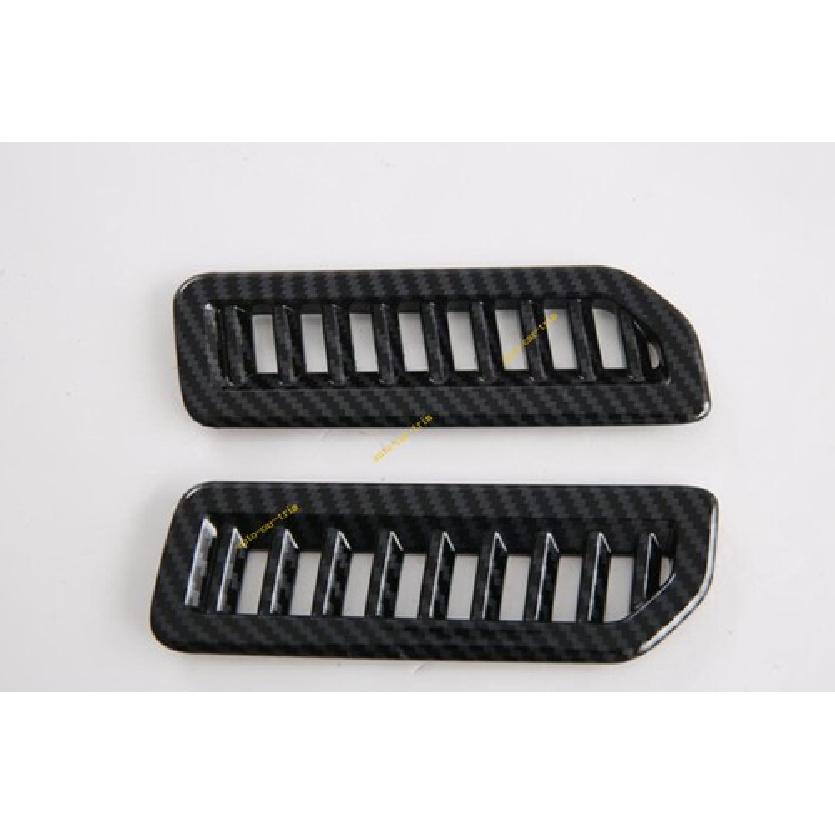 For Ford Bronco 2021-2024 Carbon Fiber ABS Front A-pillar Outlet Vent Cover Trim