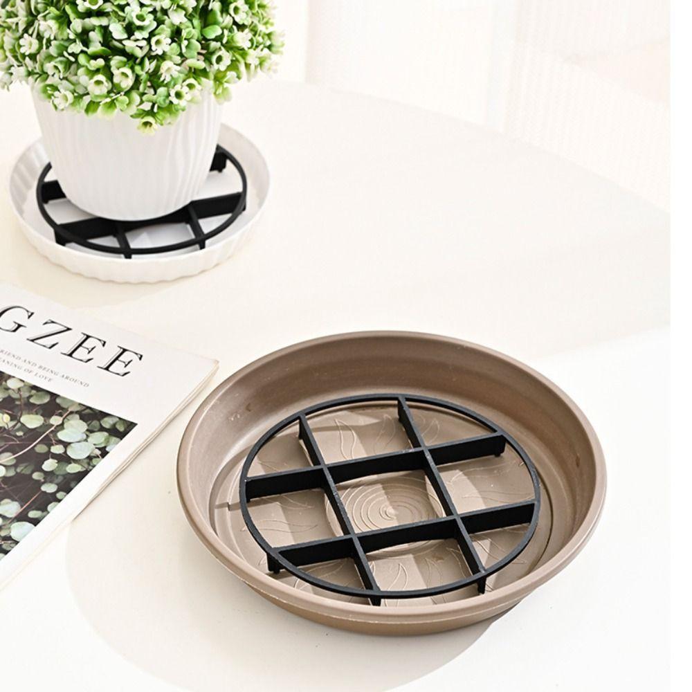 Plant Saucer Round Planters Support Drainage Rack Stand Plant Pot Tray  for Garden