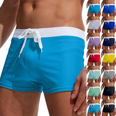 Mode Hommes Respirant Slip Pantalon Maillot de Bain Short de Plage Coupe Ajustée