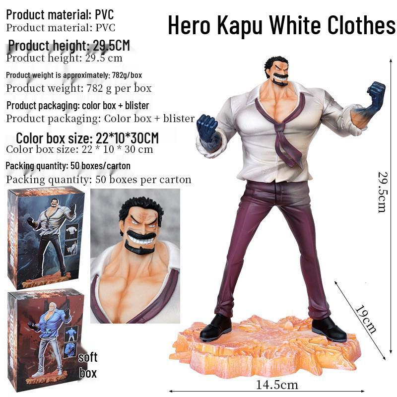 One Piece Garp Anime Figure: Desktop Ornament & Trendy Toy Gift