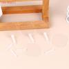 50 Stück Mini Transparenter Plastik-Handfächer DIY Malerei Kleiner Klarer Fächer Leicht Wiederverwendbar Bastelfächer Für Kinder Handgemacht Partygeschenk