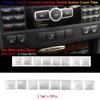8Pcs For Mercedes Benz E W212 Car Center Console Seat Function Switch Cover Trim
