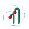 Candy Cane Decorations Realistic Christmas Tree Decorations Garland Felt Crafts Festive Decor For Mantelpieces Walls Kids Family