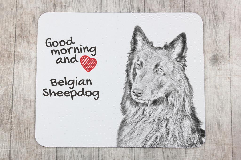 Belgian Shepherd Dog, Belgian Sheepdog – Mouse pad with print, personalized dog-themed mouse pad | Art-Dog