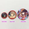 32/44/58mm Anime KonoSuba Pins Megumin Aqua Badge Handmade Brooche Breastpin for Backpack Clothes Accessories Gift