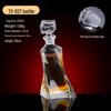 Carved Glass Whiskey Decanter