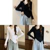 Oversized V Neck T Shirt For Women With Embroidery And Asymmetrical Design For Casual Wear