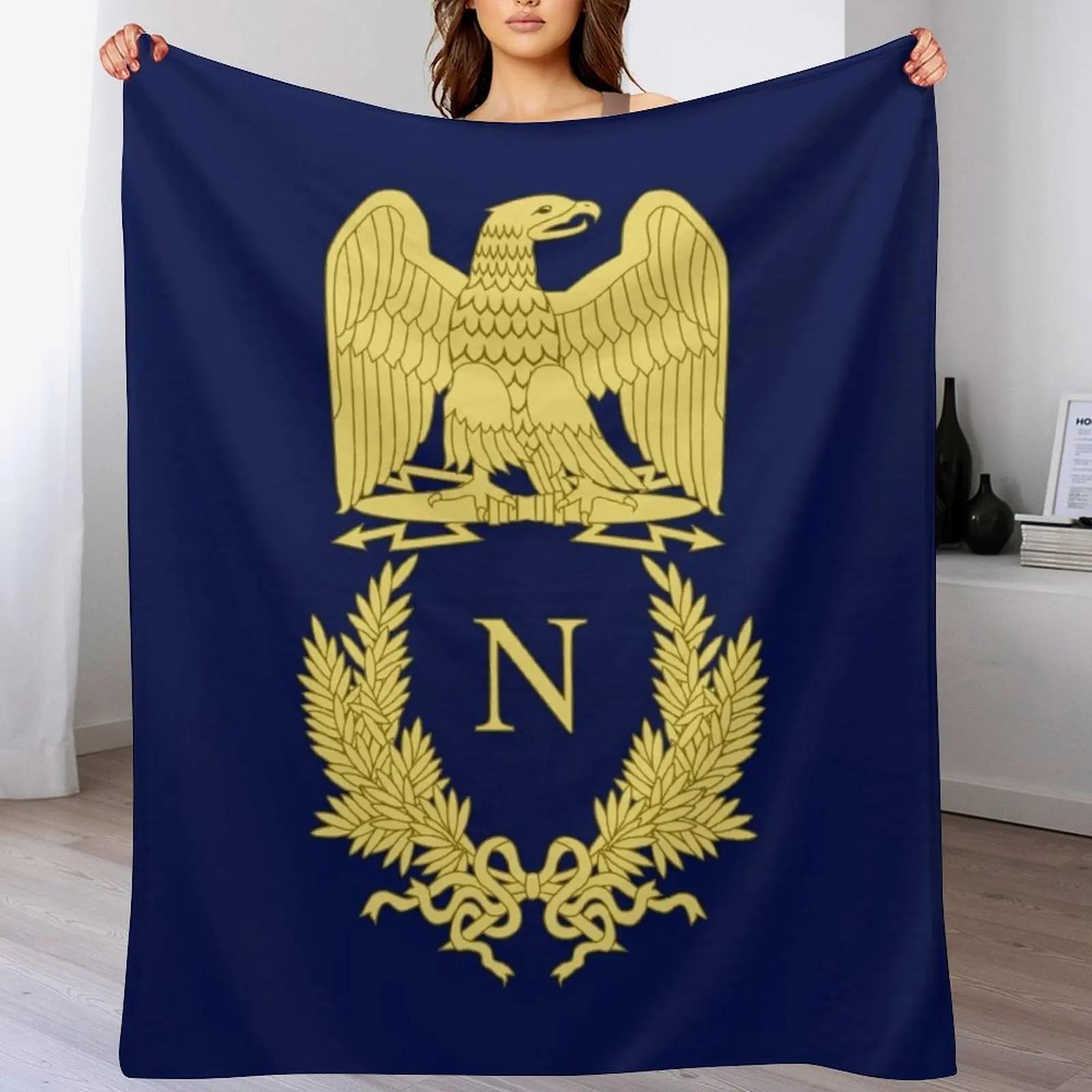 

Emblme de Napolon Bonaparte Throw Blanket Multi Use Warm Blanket for Living Room Bedroom 102x76cm(40x30in)