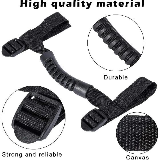 4pcs/set Roll Bar Grab Handles Grip Handle for Jeep Wrangler YJ TJ JK JKU Sports Sahara Freedom Rubicon X & Unlimited 1955-2023