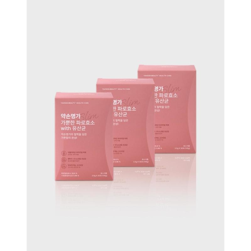 Yaksonmyeongga Light Paro Enzyme with Lactic Acid Bacteria 3 Boxes (90 Packets)