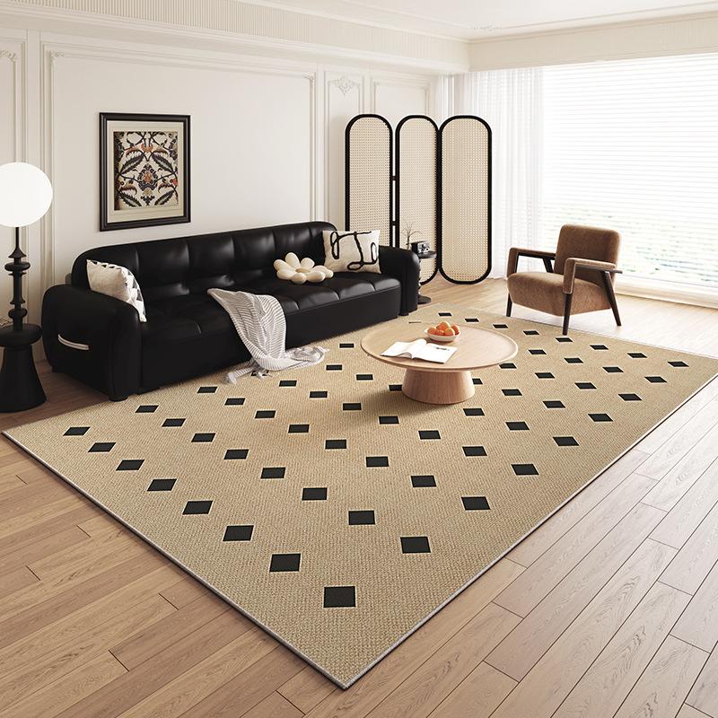 French Antique Carpet Living Room Sand Coffee Table Blanket Light Luxury Premium Bedroom Bedside Floor Mat Non-Slip And Anti-Fouling Floor Mat